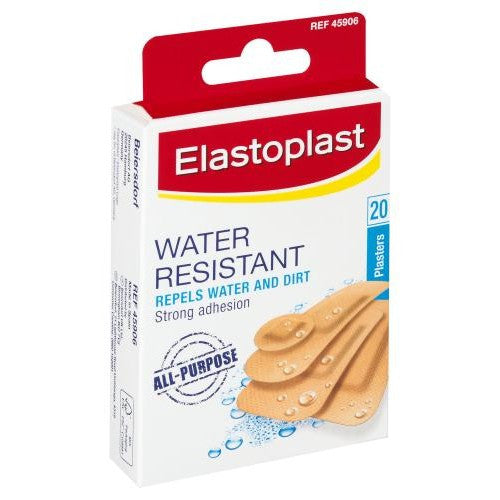 Elastoplast Water Resistant Plasters (20&