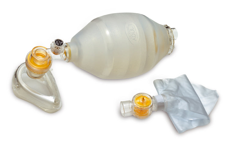 Silicone Resuscitator  - Complete BVMR - Adult