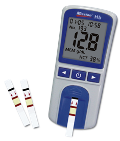 Mission HB Haemoglobin Testing System