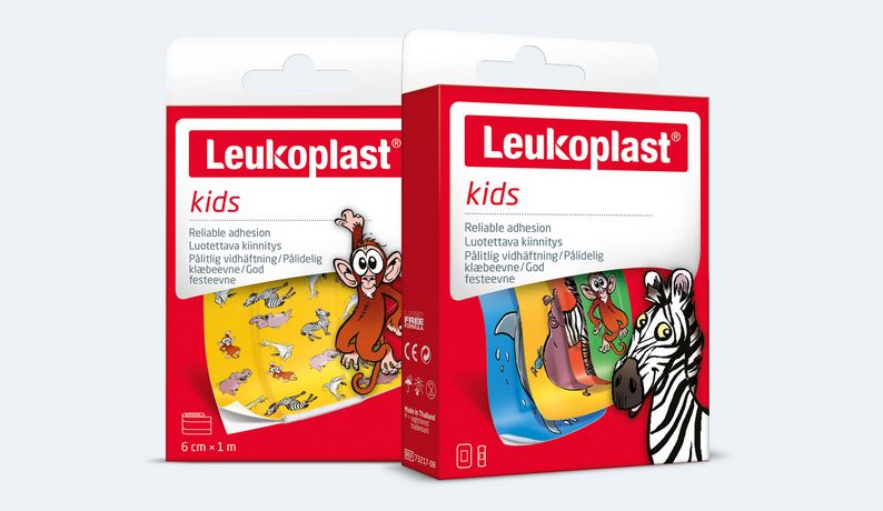 Leukoplast® kids Junior Assorted Zoo - 12/Box