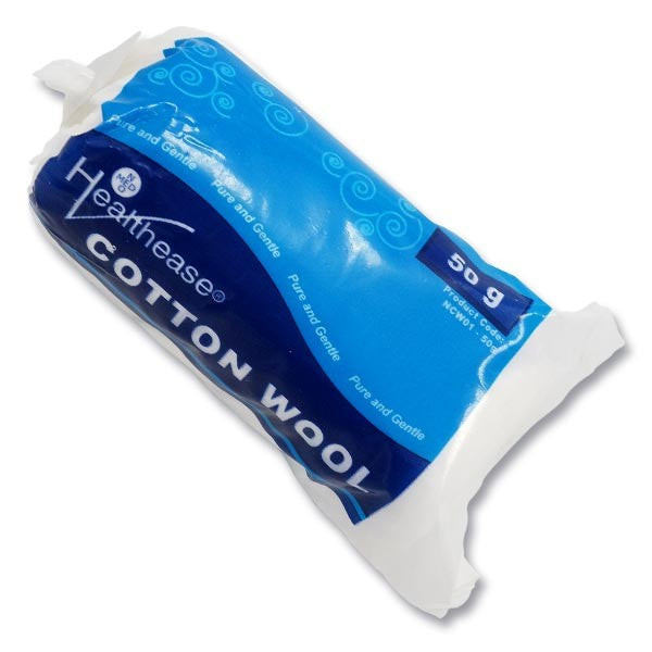Healthease Cotton Wool Roll 50g – The First Aid Shop
