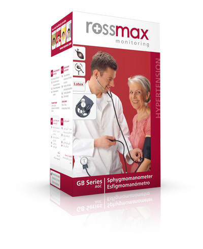 Rossmax GB Pocket Aneroid with Stethoscope Combined