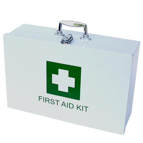 Government Regulation 3 First Aid Kit in Metal Wall Mountable Case