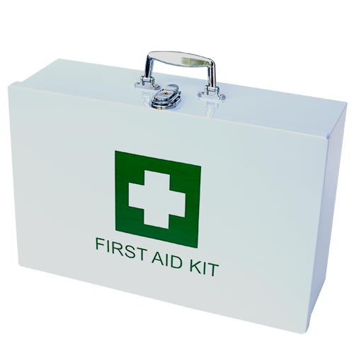 Large Comprehensive First Aid Kit in Metal Case