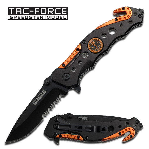 Tac-Force TF-723EM Spring Assisted Rescue Knife