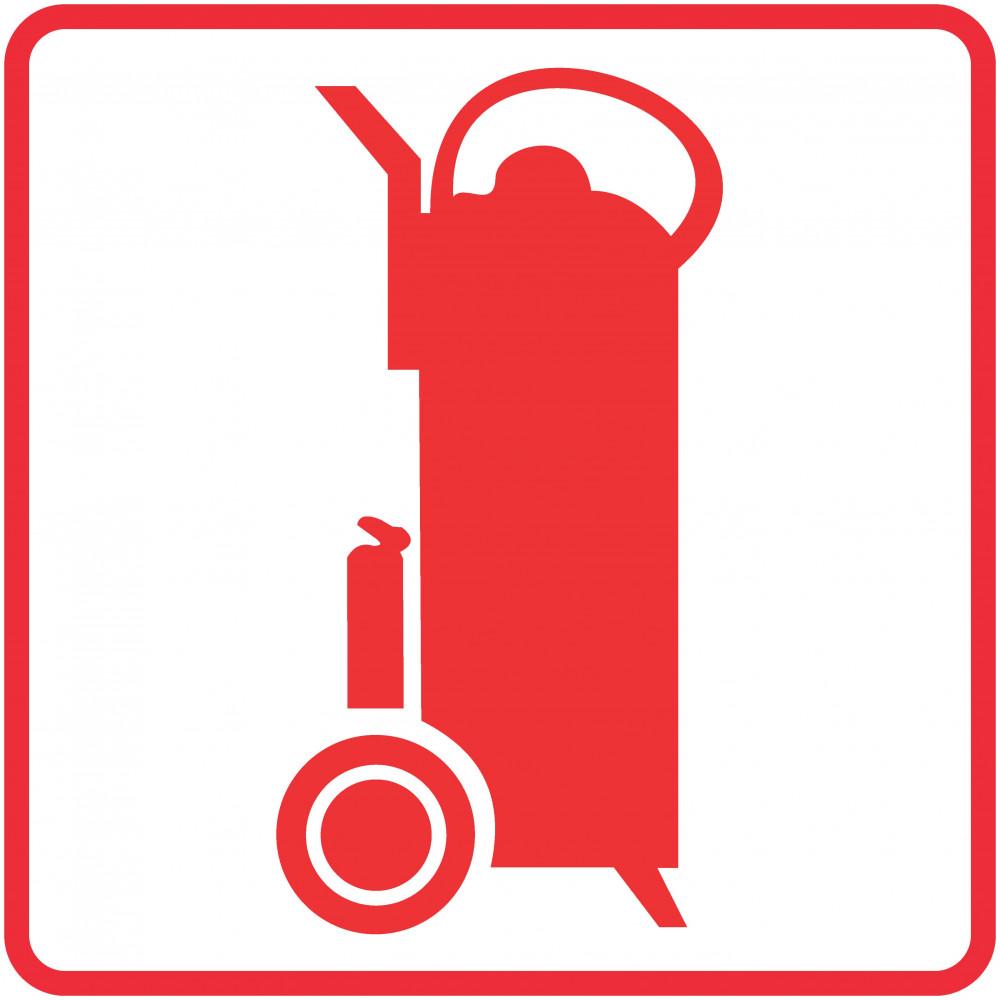 Fire Trolly Using Sign Fire Trolley safety sign – The First Aid Shop