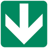 Directional Green Arrow safety sign