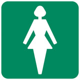 Ladies Toilet safety sign