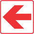 Red Arrow - Location of Fire Fighting equipment safety sign