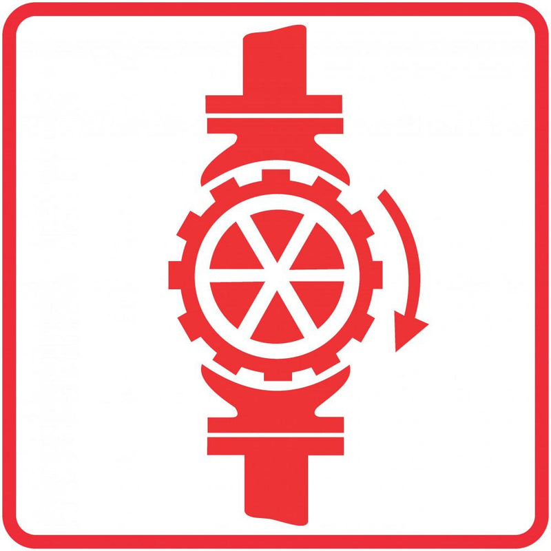 Sprinkler Stop Valve safety sign