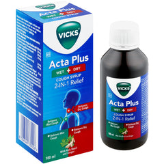 Vicks Acta Plus Wet/Dry Cough Syrup 100ml
