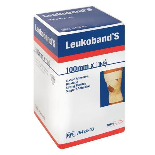 Leukoband S Elastic Adhesive Bandage 100mm X 4.5m