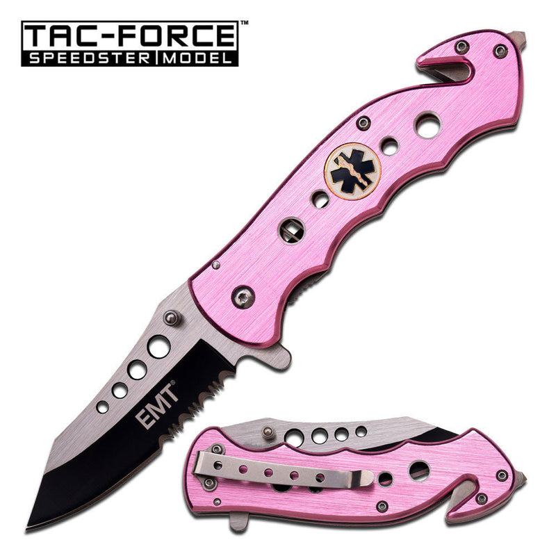 Tac Force TF-498PEM Folding Rescue Knife