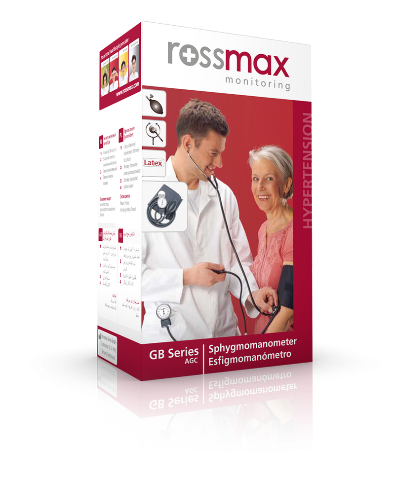 Rossmax GB Pocket Aneroid with Stethoscope Combined