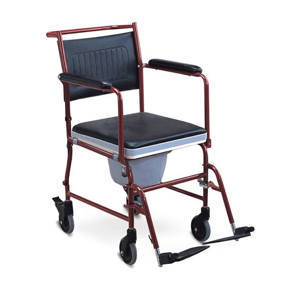 Commode with Removable Arm and Foot rests